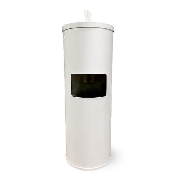 Sanitizing Wipes Dispenser, Powder Coated Floor Dispenser - Dispenser Only
